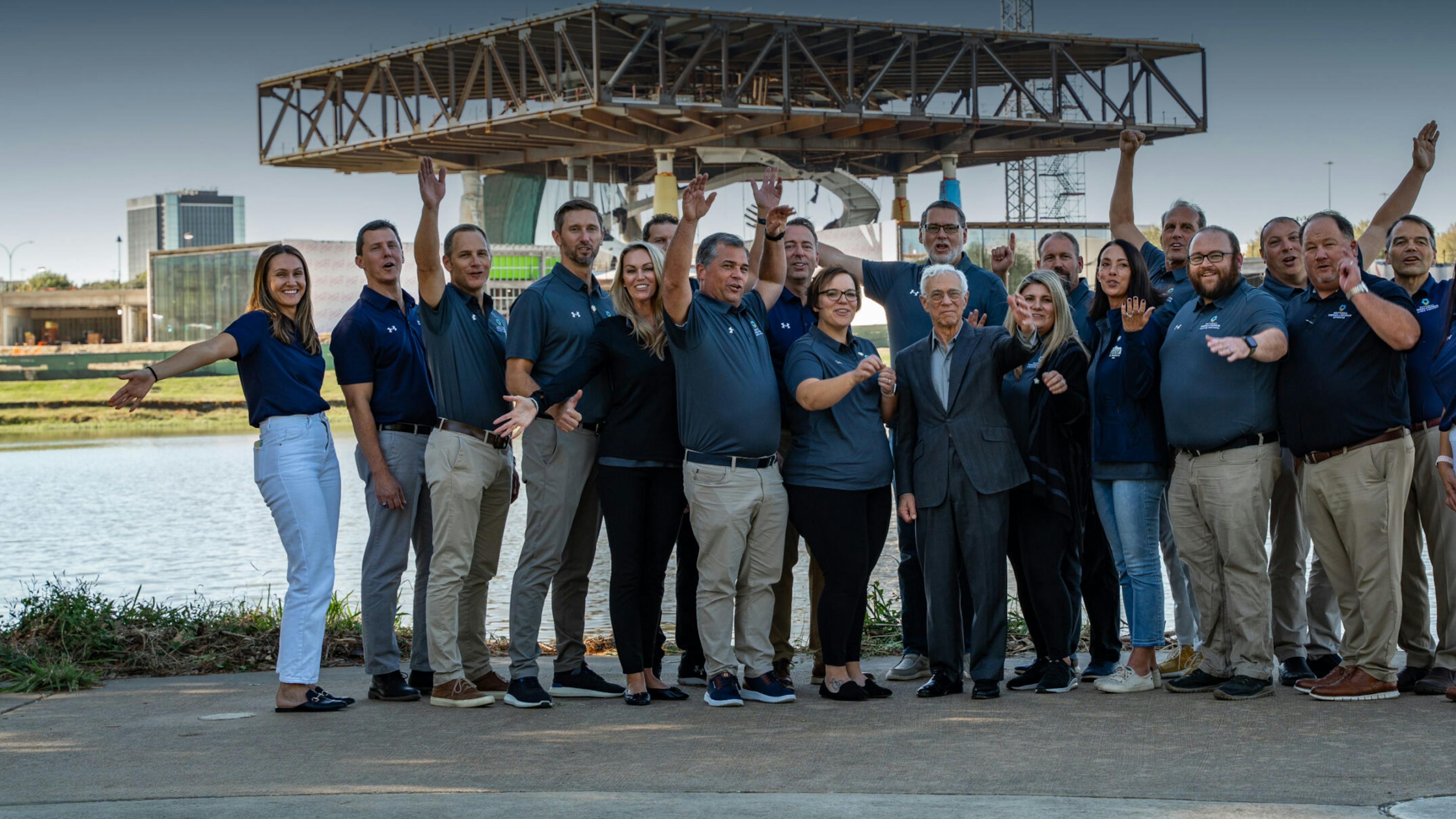 National Medal of Honor Museum team standing in front of Museum