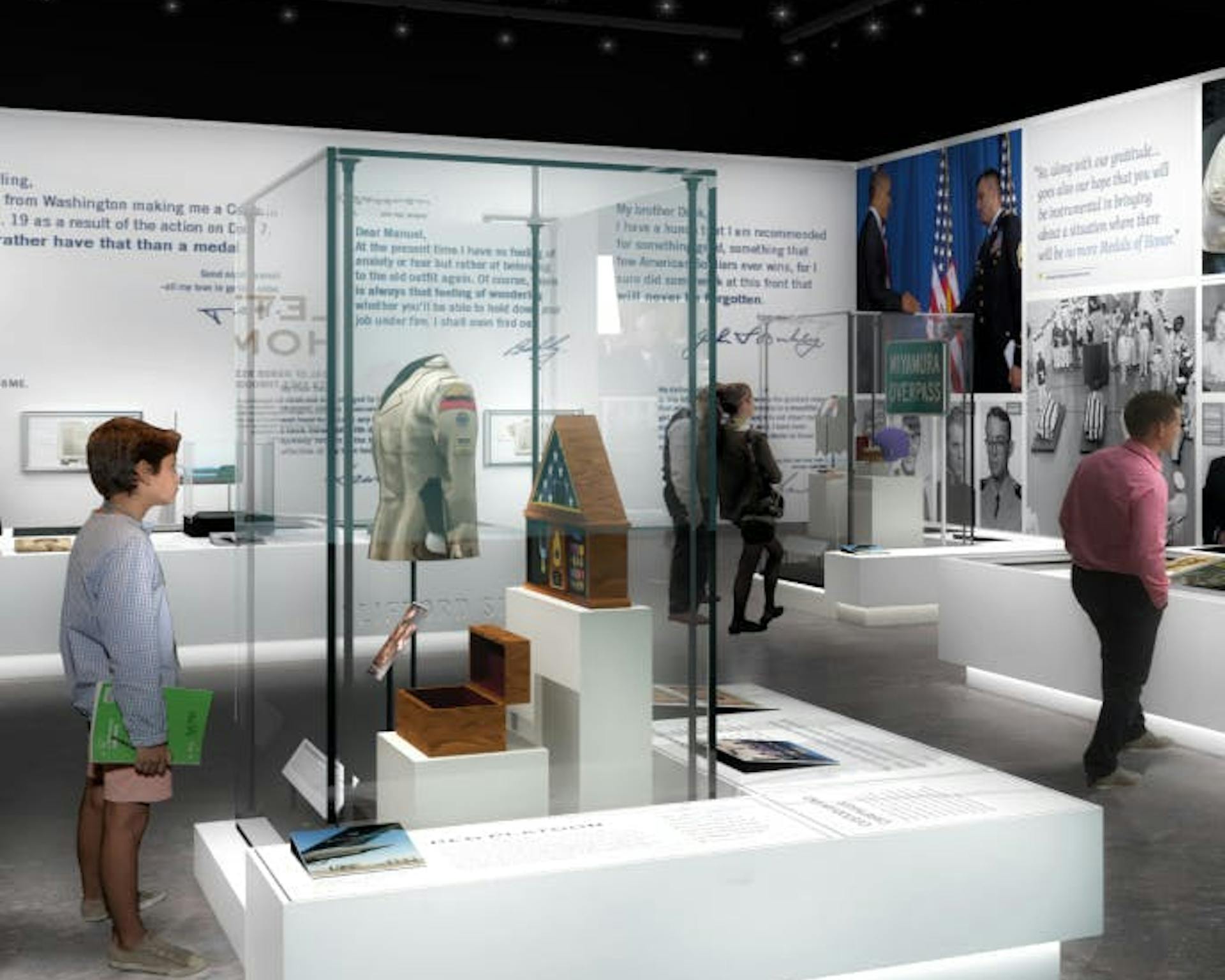 Rendering of The Medal Exhibit
